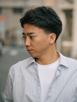 ペルズヘア(PELLS HAIR)&nbsp;センターパート大人センターパート大人ヘアテーパーフェード