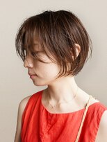 ブルートマト(BLUE TOMATO)&nbsp;丸みショートボブ◎小顔×前下がりレイヤー大人可愛い