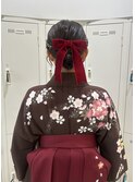 ミディアム/卒業式/ヘアアレンジ