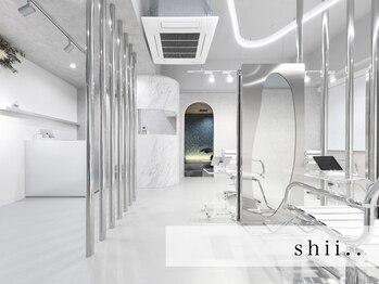 シー 仙台(shii..)の写真/《仙台駅5分》グレイステンレスを基調とした非日常空間。落ち着いた雰囲気でくつろげる髪質改善サロン♪