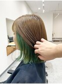 インナー×グリーンカラー