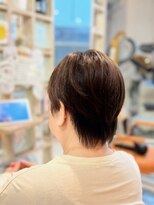 アシャ ヘアー ソリューション 神戸店(asha hair solution) ミルクティーブロンド/ダークブルー/デジタルパーマ/摂津本山