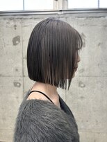 アルマヘア(Alma hair)&nbsp;ダークパープル/ナチュラルショート/ミルクブラウン/夏/河原町