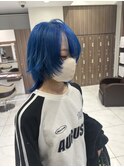 洋光台ブリーチ複雑履歴ダブルカラー白髪ぼかしハイライト