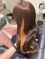 シーナ バイ マグ(siina. by Mag)&nbsp;30代40代/大人レイヤー/オレンジベージュ/小顔似合わせ