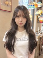 フェイバー 警固店(FAVOR)&nbsp;韓国風顔周りレイヤー×艶ブラウン/福岡/天神/警固