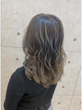 ヘア デザイン ビーチ(Hair Design Beach) 【Beach】　ハイライトグラデーション×グレージュ