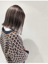 ヘアースタジオゼン アドバンス(hair studio Zen advance)&nbsp;ハイライト×切りっぱなしボブ