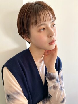 シータ(sheta) 【表参道sheta/中澤】マッシュショートフェザーバングミニボブ
