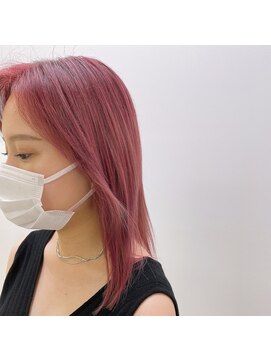 ヘアスタジオ アルス 御池店(hair Studio A.R.S) ハイトーンピンクカラー #テラコッタ