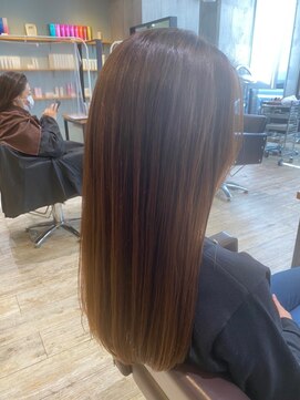 トレ(tre.) 甲子園口/髪質改善/縮毛矯正/ハイライト/酸性ストレート