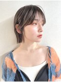 ぱつっとボブ