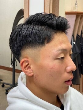 アポロカットステージ 相模大野店 アップバング/ツーブロックマッシュ<理容室>[メンズ/相模大野]