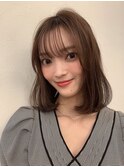 大人かわいいナチュラルボブ