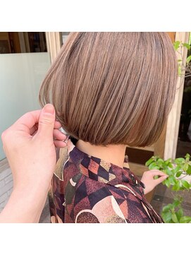 ボアップ(boappu) チョコレートモカ大人ガーリー小顔ボブ