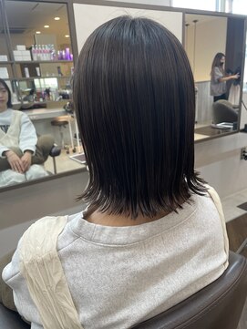 アプシー 三田駅前店(Apsee) 毛先軽めのきりっぱなしボブ◎