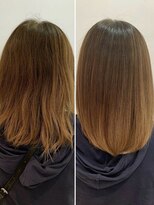 ビープライズガーデン(Be PRIZE GARDEN)&nbsp;活性けケラチントリートメントBeforeAfter