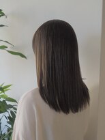 エニィ 池袋西口(Any)&nbsp;黒髪/グレーベージュ/レイヤーロング/前髪パーマ/池袋　15w