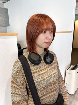 カフ(CAF) CAF FUKO 暖色系カラー/オレンジブラウン/似合わせ/大阪/心斎橋