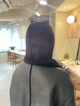 キャンバス バイ ネオリーブ 横浜西口(Canvas by neo.) 切りっぱなし　ぱつっとボブ　外ハネボブ　似合わせカット