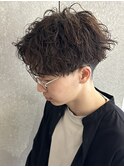 ツイストスパイラルパーマメンズマッシュメンズパーマ高崎群馬