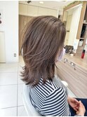 【白髪ぼかし×レイヤースタイル】　[横浜/鶴ヶ峰/脱白髪染め]