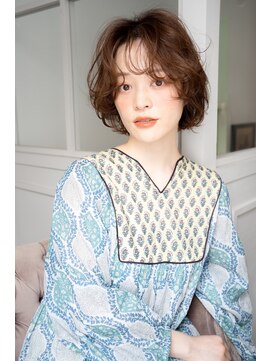 マグノリア オモテサンドウ(MAGNOLiA Omotesando) Sカールのくしゃっと軽やかボブパーマ・・・HINATA