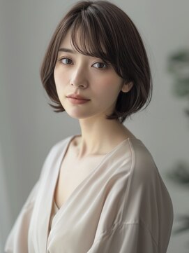 アルトリスト(Altruist Aging×HAIR&SPA) ★ダークアッシュ大人ガーリーボブ着物似合わせカット/髪質改善