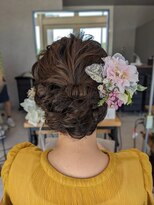 テラスプラス(テラス+)&nbsp;お呼ばれセット　まとめ髪　 セミロング