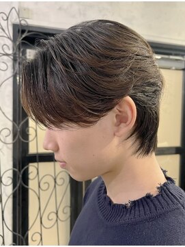 アドール(ADOR) #栄メンズカット #栄シースルーマッシュ#センターパート