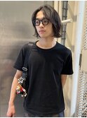メンズミディアム メンズボブ 中性ヘア ナチュラルヘア