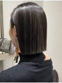 ハイライトカラーミルクティーベージュケアブリーチダブルカラー
