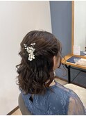 ヘアセット◎ハーフアップ