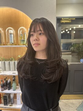 ロンド パルティール 大宮(Lond partir) ウェーブミディアムメルティカラー×レイヤーカット韓国[大宮]