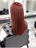 ★レイヤーカット イメチェン 美髪 テラコッタブロンド