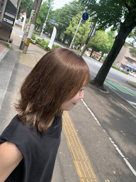 トリニティ ヘアー デザイン(TRiNiTy HAIR DESIGN) 明るめオリーブグレージュ