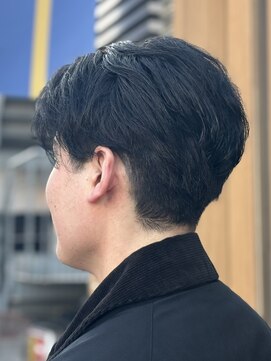 オーガニック リブ 川越(organic+live) 秋◎30代メンズに!ナチュラル毛流れセンターパート