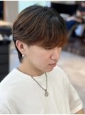 曲がる縮毛矯正/縮毛矯正/センターパート/千葉駅/千葉/齊藤大樹