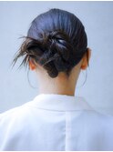結婚式お呼ばれヘアアレンジ/ヘアセット/シニヨン/20代30代