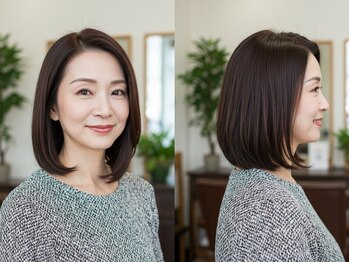 アイスタイル 五日市店(I STYLE)の写真/すぐ伸びて気になる白髪...。毎月染めたいから、しみない!傷ませない!にこだわり、艶のある美髪を叶える＊