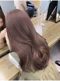 ブリーチなしダブルカラー　Riko