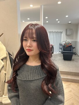 シェノン フェム 名古屋 名駅店(CHAINON×FeM#) レッドカラー/名古屋/髪質改善/レイヤーカット