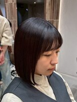 ファルベ(Farbe) 黒髪/オリーブグレー/小顔/ココアベージュ