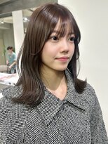 ナナローネス 渋谷(nana loness)&nbsp;まろやかベージュ　こっくりカラー　艶カラー　レイヤーカット