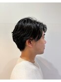フェザーパーマ/メンズパーマ/メンズカット