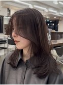 色気のある大人ナチュラルロングレイヤー