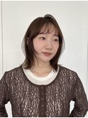 レイヤー×外はねボブ