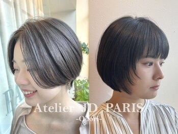 アトリエJD パリ 大通店(Atelier JD PARIS)の写真/今どきショートで即垢抜け★カット×カラーの組み合わせで最旬スタイルに。ショートの不安はJDで解決♪