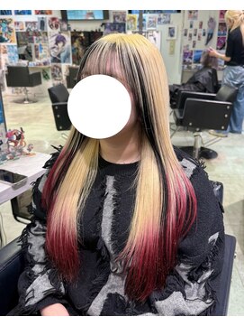 トーキョー オタクヘアー(TOKYO OTAKU HAIR) ブロンド グラデーションカラー インナーカラー