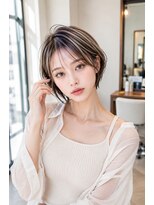 バグズ ヘアデザイン 桔梗が丘店(Baguz HAIR DESIGN)&nbsp;20代30代小顔見え前下がりハンサムショート